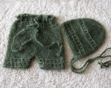MOHAIR PANTIES & HAT