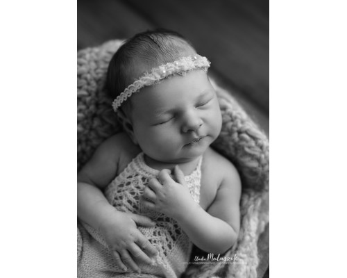 Komplet do sesji noworodkowej - JULIA